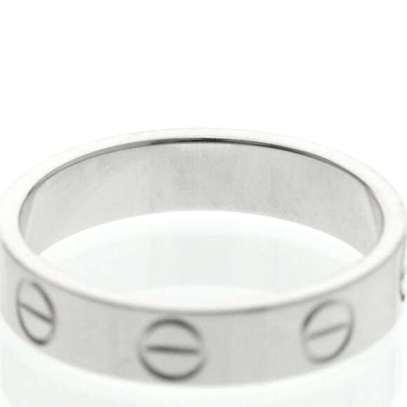 CARTIER 18k Silver Love Ring - Picture 7 of 10